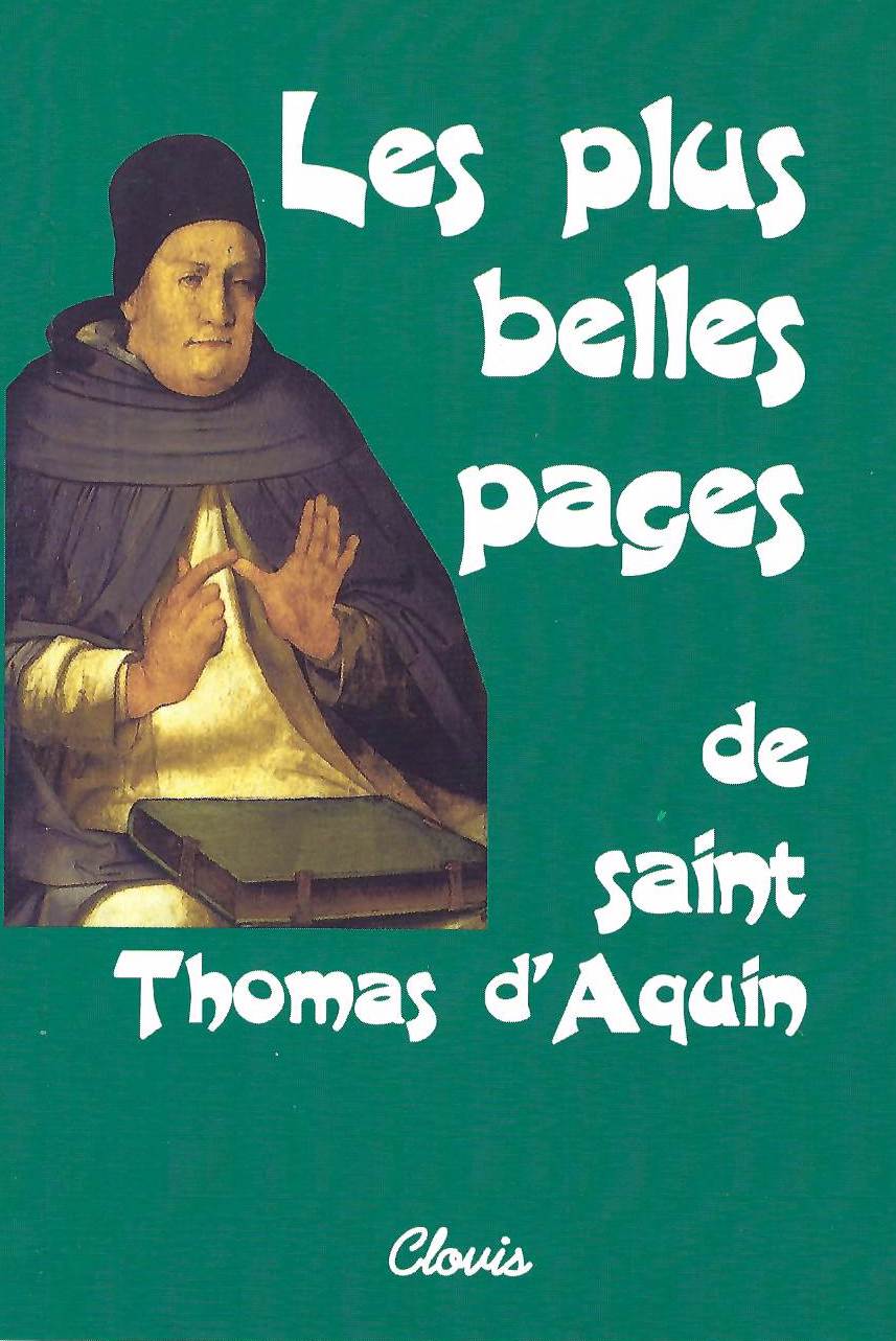 Les plus belles pages de Saint Thomas d'Aquin